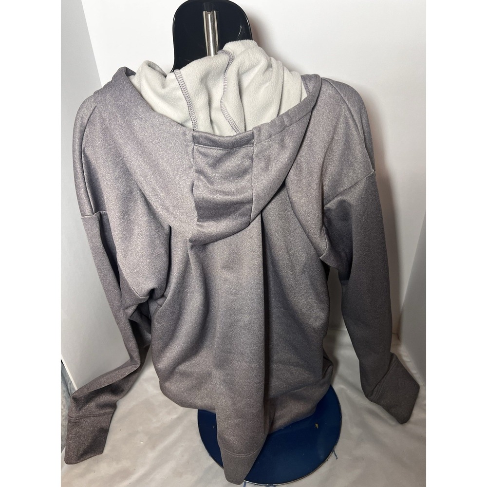 Under Armour Tiny Of Purple / Gray Hoodie Sweatshirt Womens Size Large - Picture 4 of 4